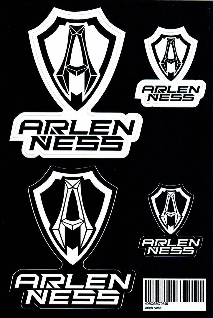 Arlen Ness Sticker Set#color_black-white