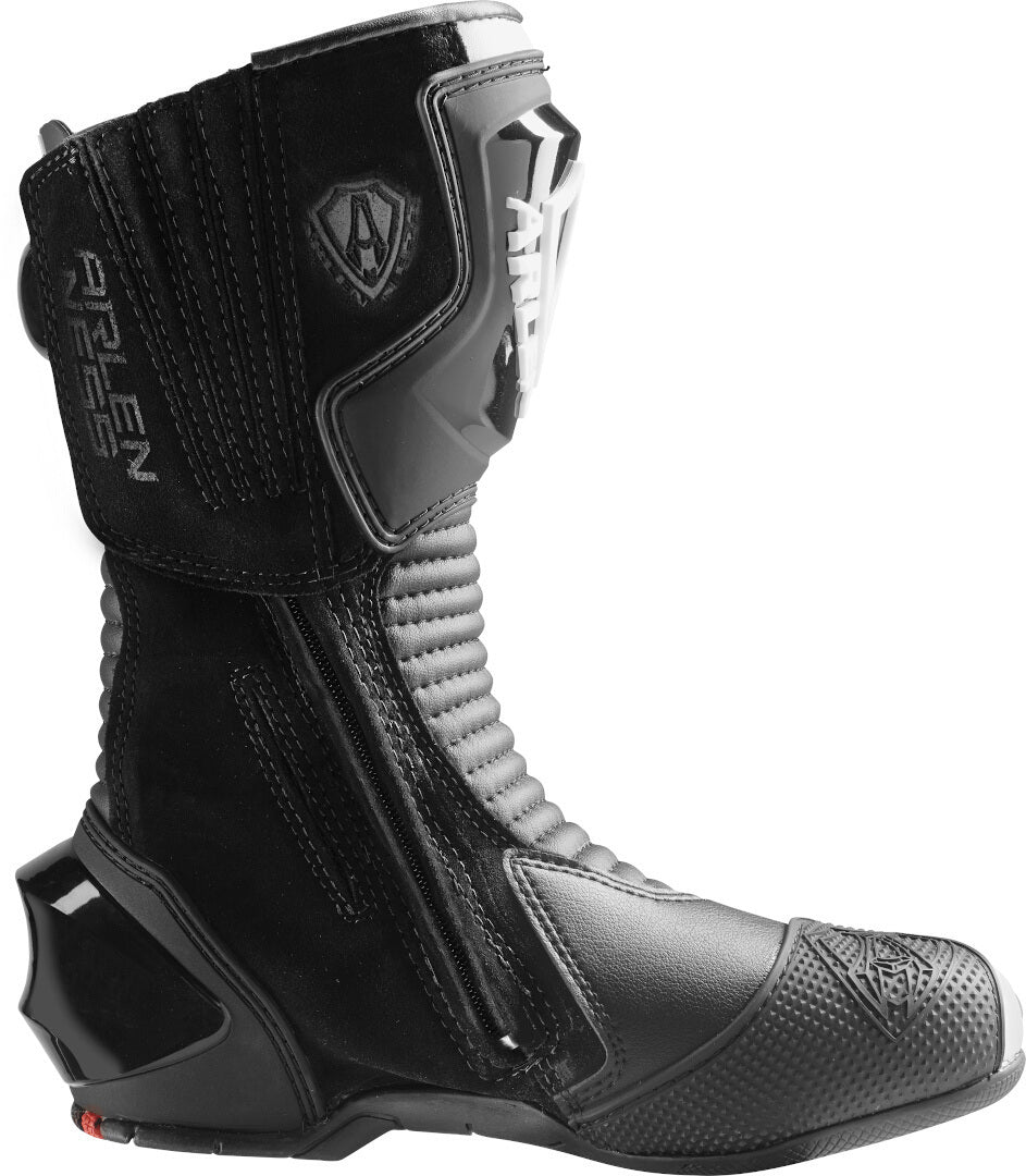 Arlen Ness Pro Shift 2 Motorcycle Boots#color_black-white-green