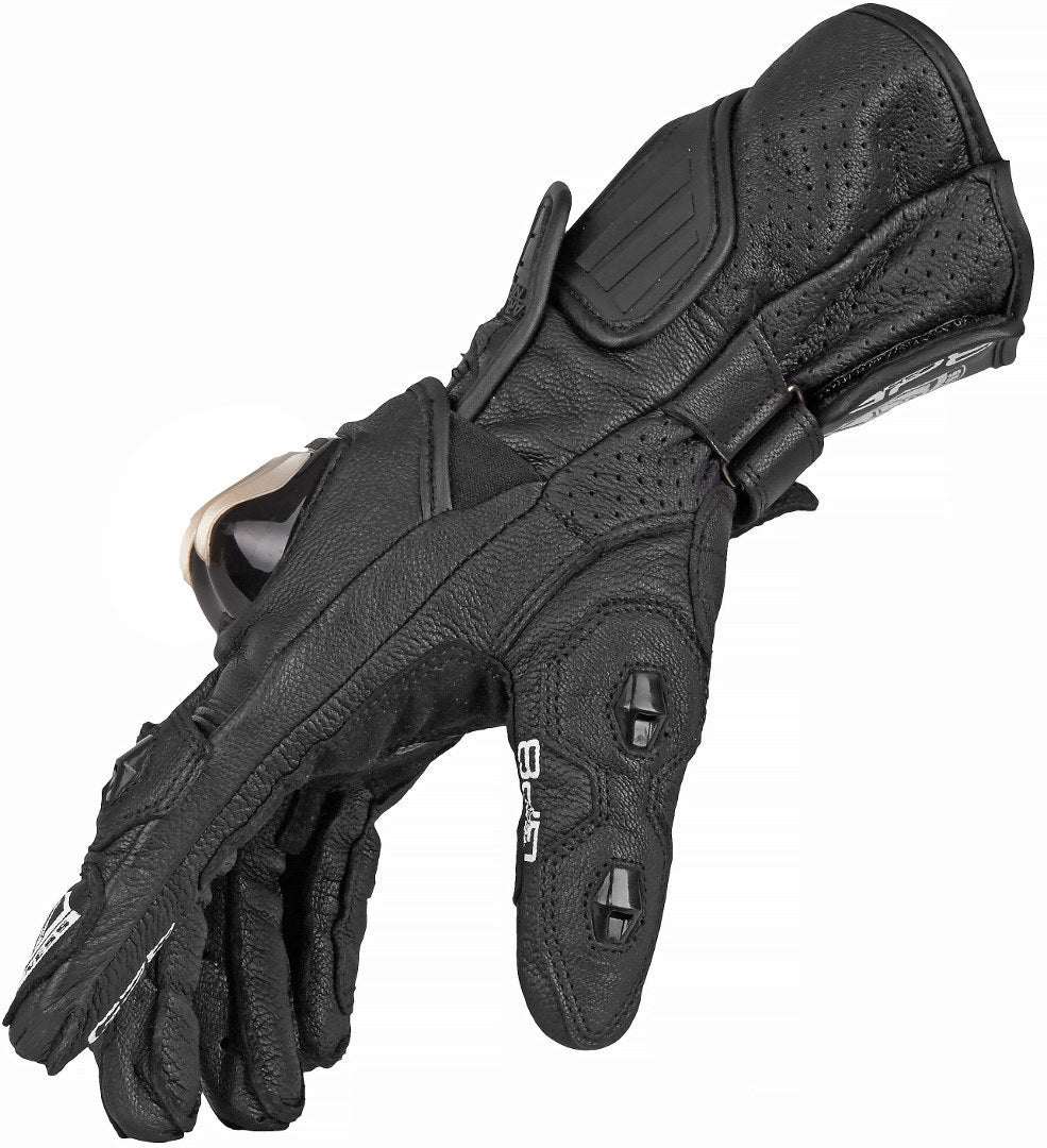 Arlen Ness Yakun Motorcycle Gloves#color_black