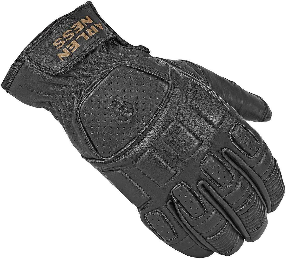 Arlen Ness Faxon Motorcycle Gloves#color_black