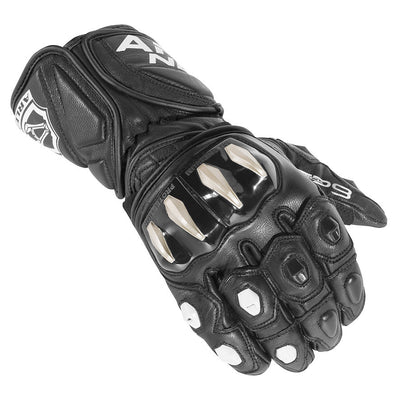 Arlen Ness Sugello Motorcycle Gloves#color_black