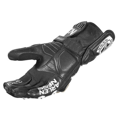 Arlen Ness Sugello Motorcycle Gloves#color_black