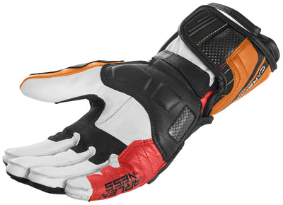 Arlen Ness RG-X Motorcycle Gloves#color_black-white-orange
