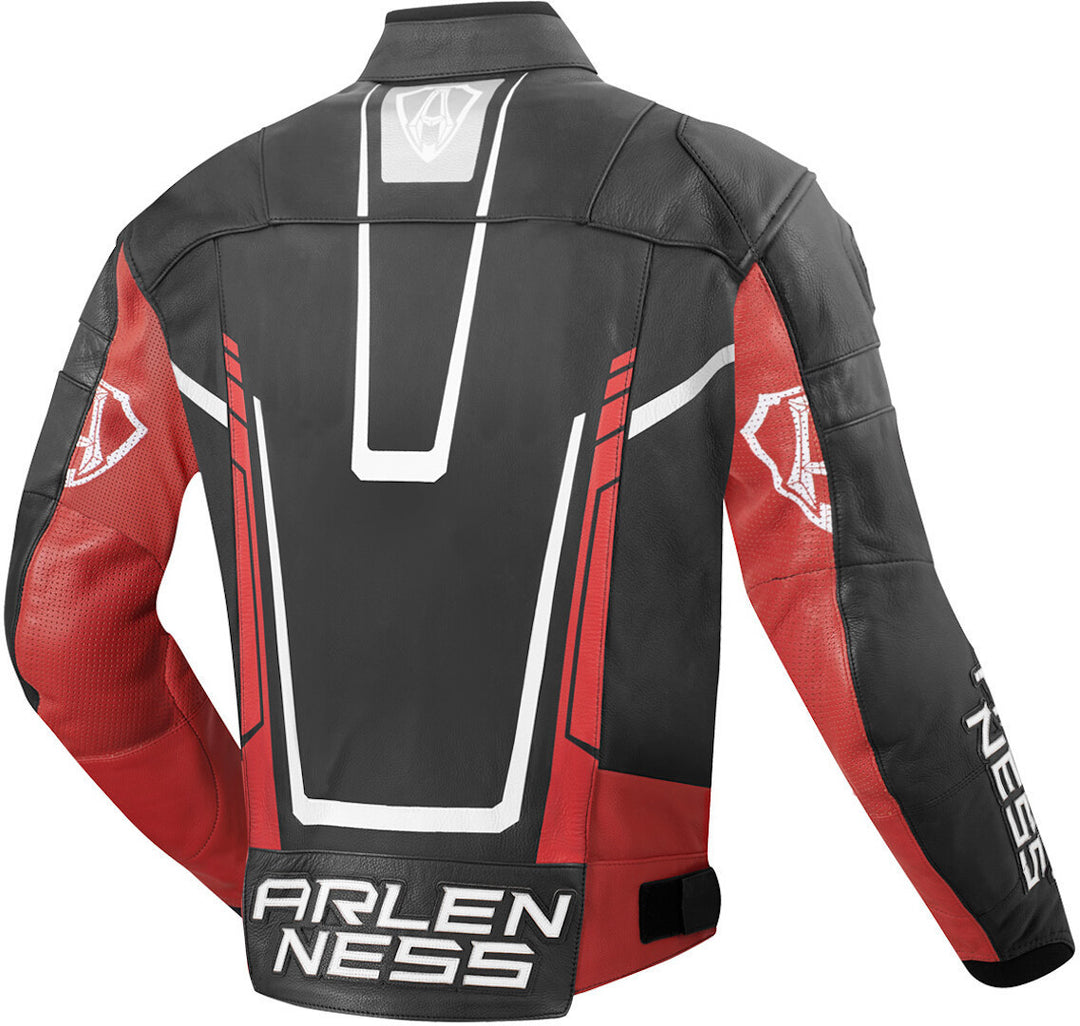 Arlen Ness Track Motorcycle Leather Jacket
