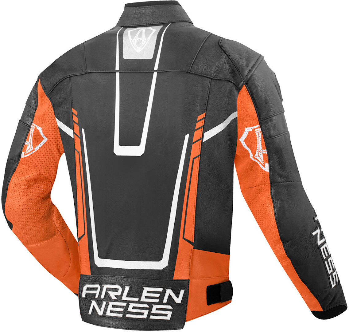 Arlen Ness Track Motorcycle Leather Jacket