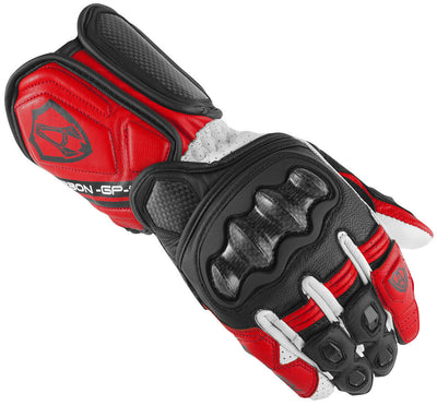 Arlen Ness RG-X Motorcycle Gloves#color_black-white-red