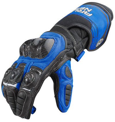 Arlen Ness Mugello Motorcycle Gloves#color_black-blue